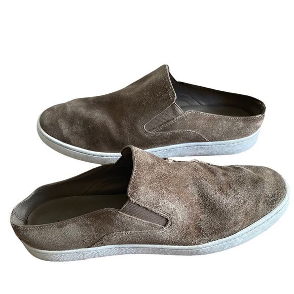 Vince Suede Verrell Slip On Beige Sneaker Size 8 - Picture 2 of 8